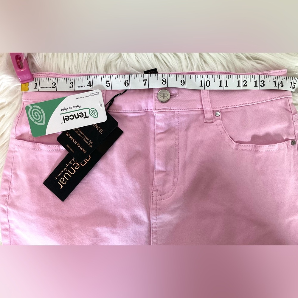 Pink Denim Skirt - Picture 5 of 7